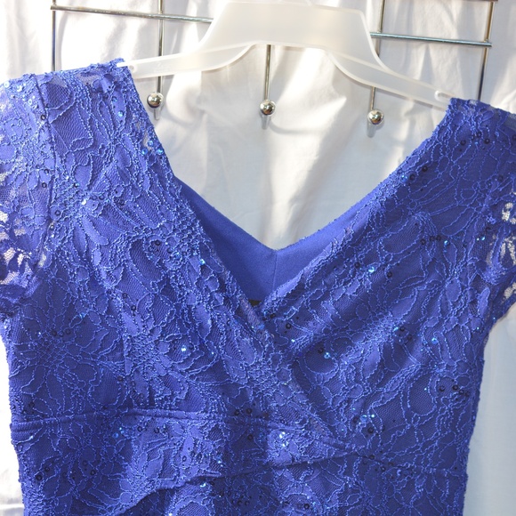 Stretch lace Dress with Sequins SZ 14P - Picture 1 of 7